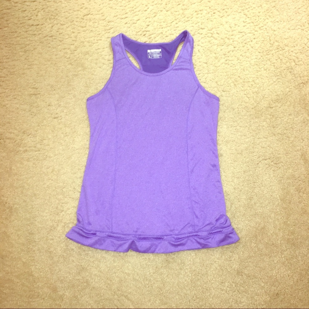 Purple Exercise Tank Top